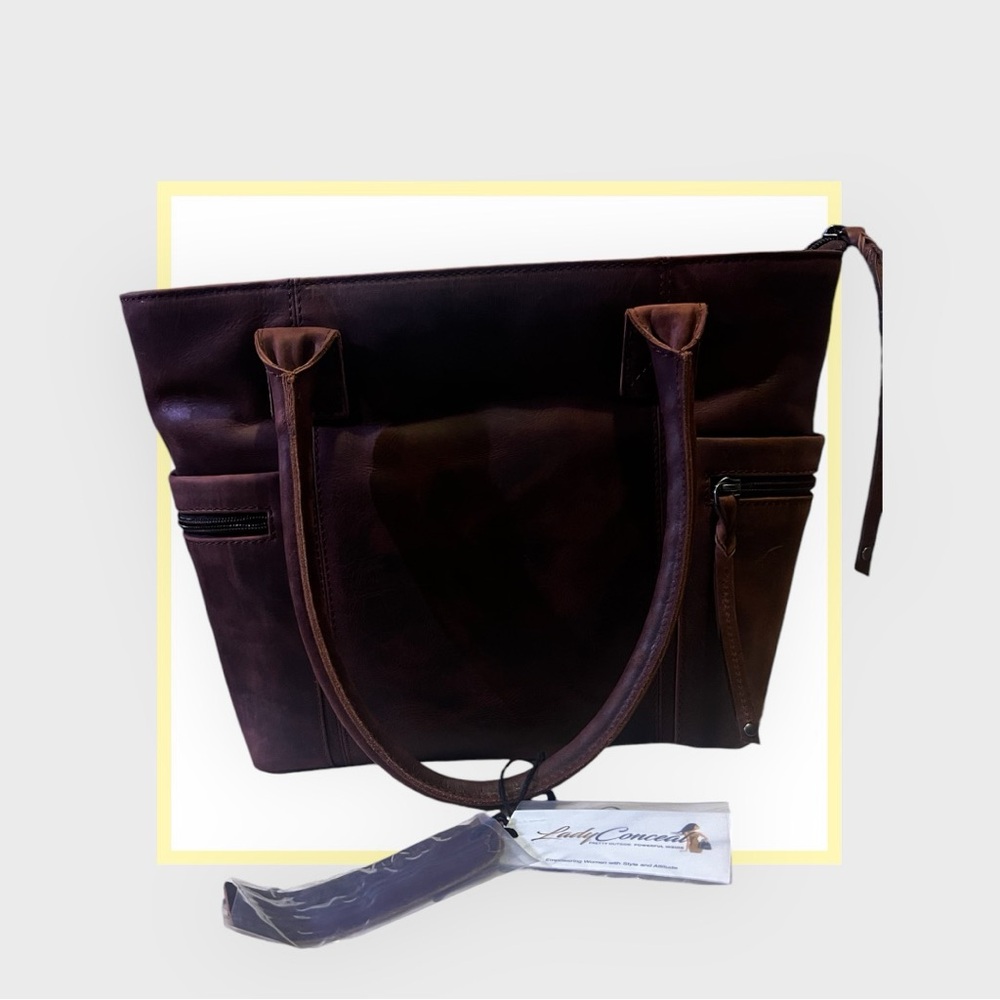 Ladies Emerson Conceal Carry Leather Bag